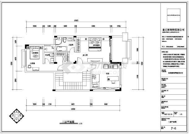 城市之星中式別墅套房建筑裝飾裝修施工圖
